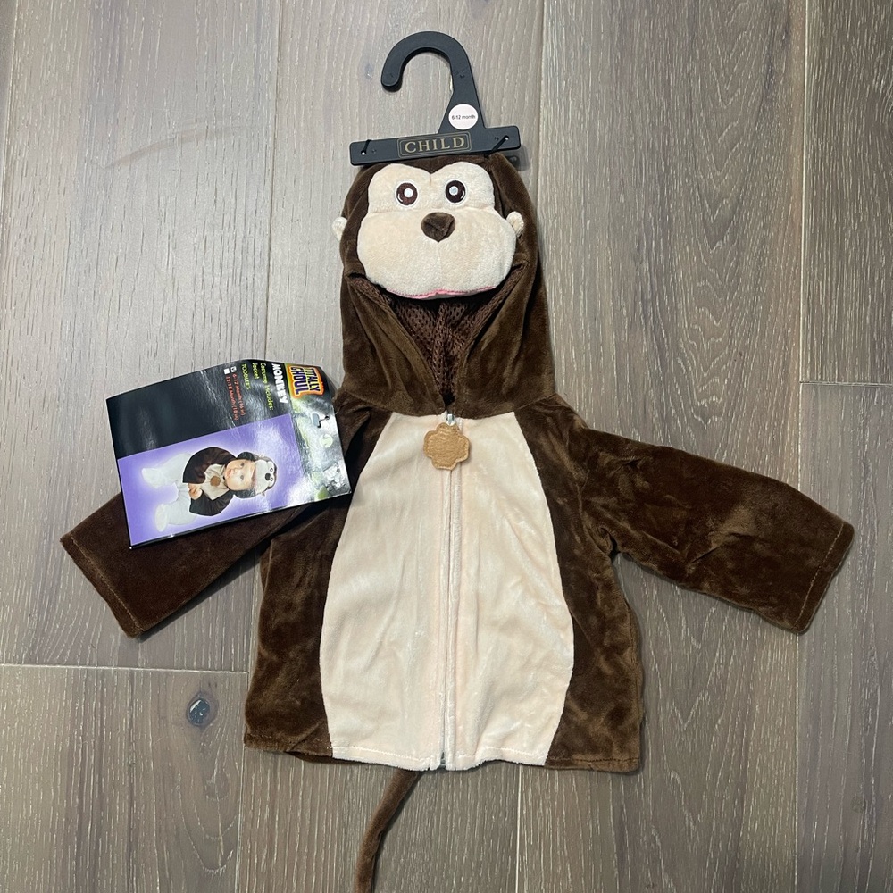 Totally Ghoul monkey infant costume. NWT 6-12 months